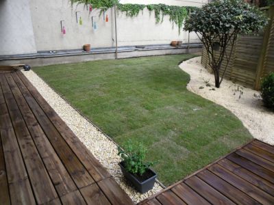 aménagement total d’un jardin à Boulogne Billancourt